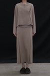 SWAYING 25 Early Spring Splicing Skirt SW-SW25PS3B08-HHT Gray Camel SW25PS3B08